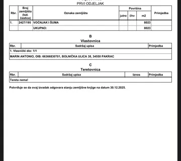 Voćnjak i šuma - cover