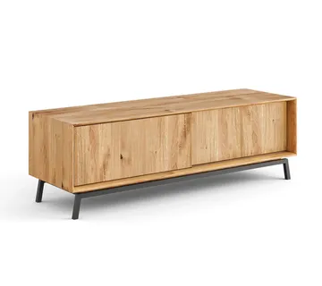 TV Komoda Modern Loft 200x50cm, Materijal: Masivno Drvo Hrast - cover