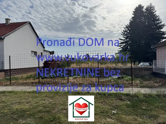 Vukovar Mitnica M. J. Z. 45 zemljište 683 m2 s ucrtanom i upisanom kuć - cover