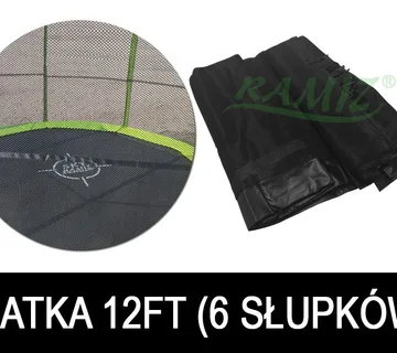 Sigurnosna mreža za trampolin 12Ft / 366cm - 6 stupova - cover