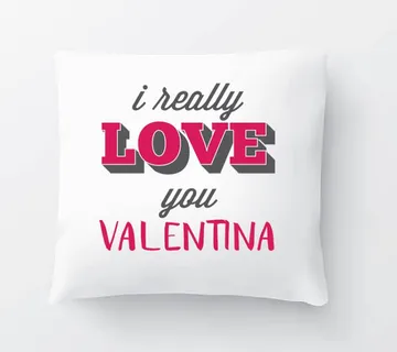 Jastučić I REALY LOVE YOU - cover