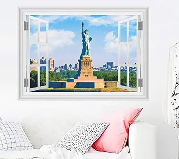 Zidna naljepnica Kip slobode - cover