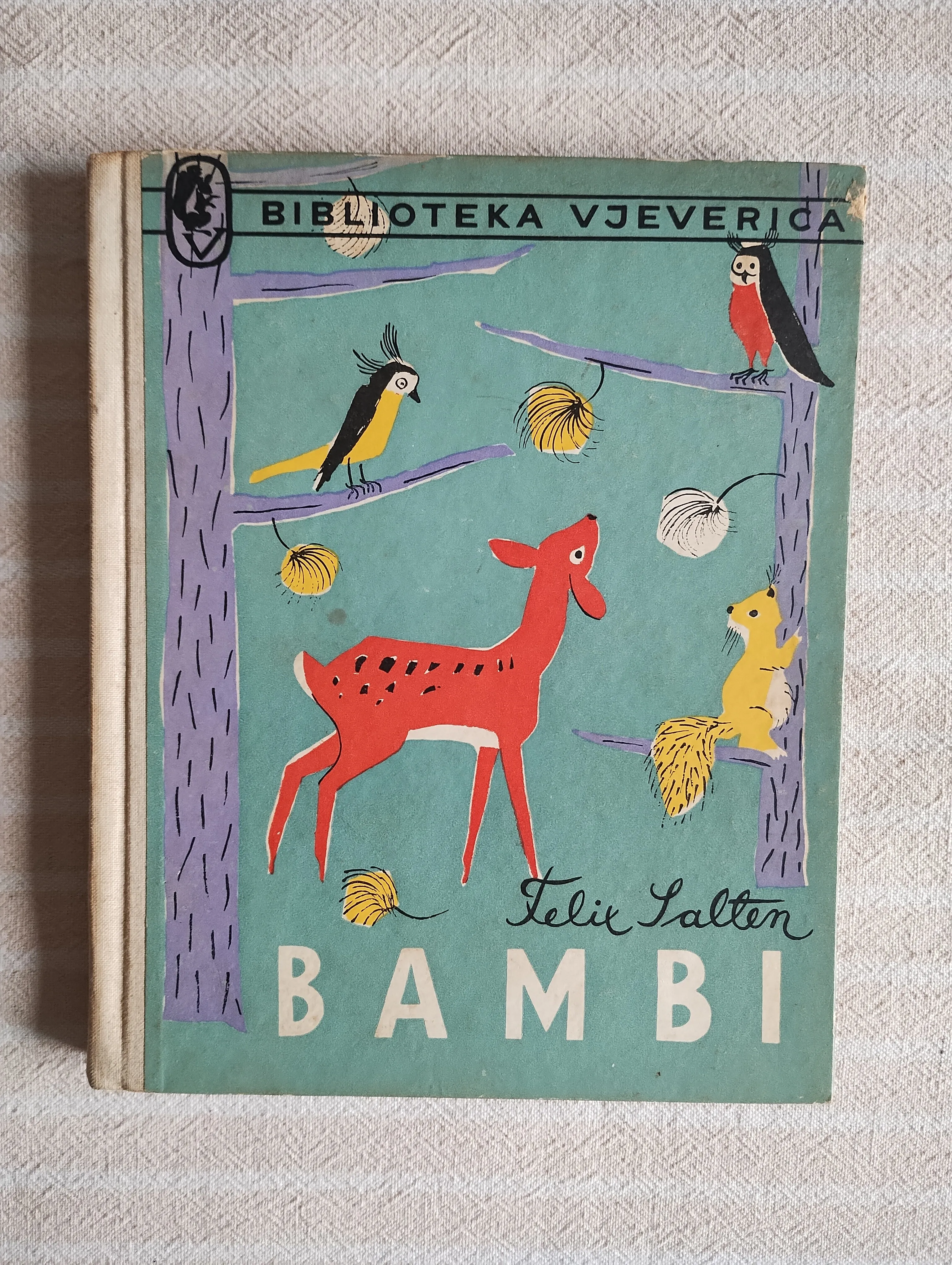 F. SALTEN BAMBI VJEVERICA 1964 - cover