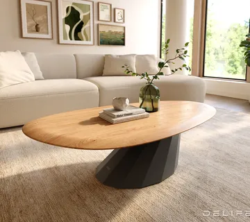 Klub stolić Edge 140x75cm, Materijal: Hrast - cover
