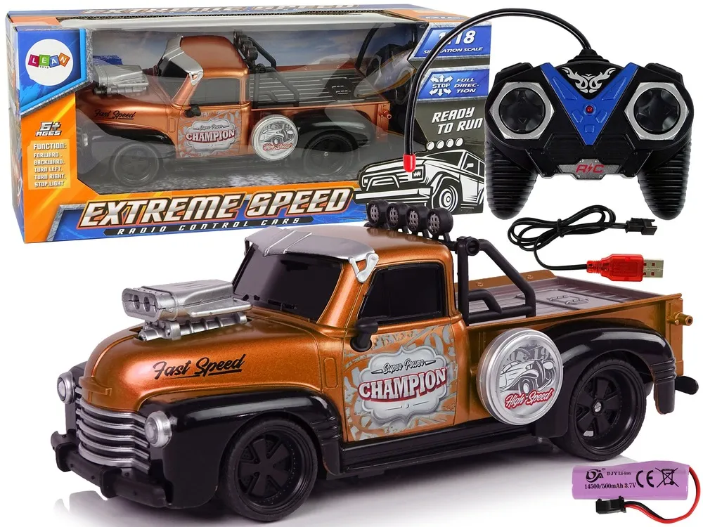 Auto na daljinsko upravljanje  1:18 Pick-up  - smeđi - cover