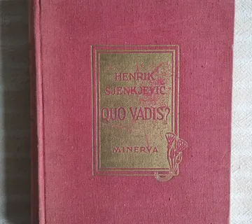 H.SJENKJEVIČ QUO VADIS? MINERVA SUBOTICA 1960 G - cover