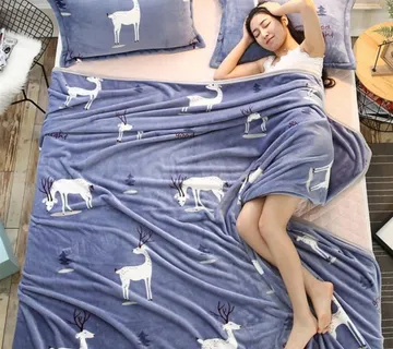 (180x200cm) Velvet large deka - Soft - cover