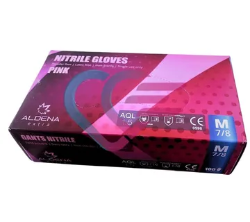 RUKAVICE NITRIL, PINK, M - cover