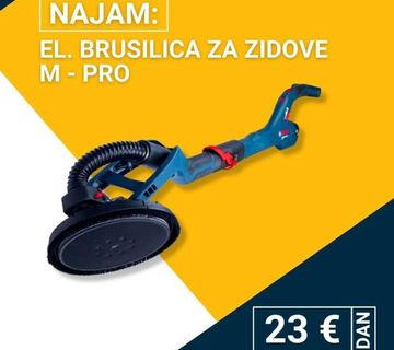 Najam el. brusilice za zidove M - PRO - cover