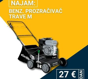 Najam benz. prozračivača trave - cover