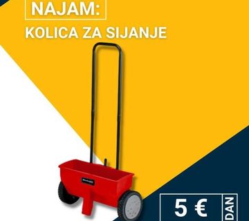 Najam valjka za travu i kolica za sijanje - cover