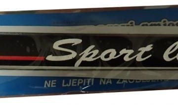 Naljepnica SPORT LINE 1,2 x 12cm 3D - cover