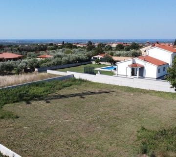 Istra, Galižana, građevinsko zemljište 1000 m2 s pogledom na more, #prodaja - cover