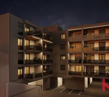 Istra, Pula, centar, stan 96,42m2 u novogradnji, tri spavaće sobe i loggia - cover
