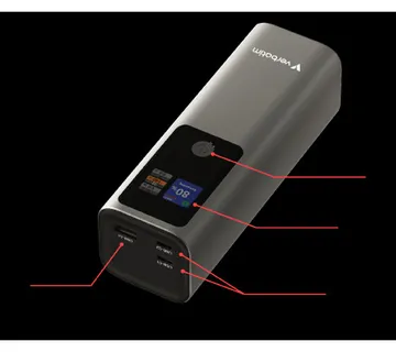 Verbatim Powerbank 27000mAH Charge 'n' Go 183W max, Dual USB-C® port - cover