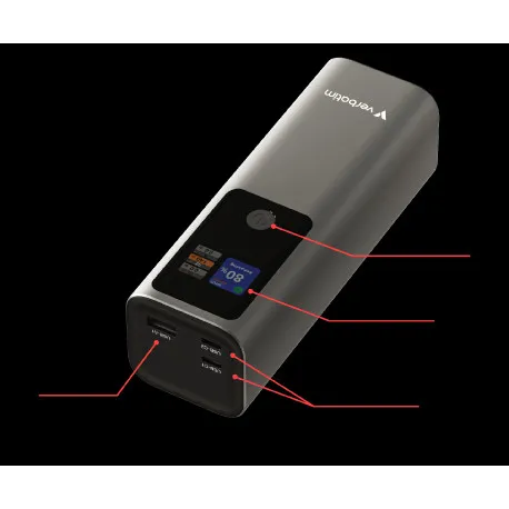 Verbatim Powerbank 27000mAH Charge 'n' Go 183W max, Dual USB-C® port - cover