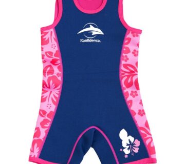 Konfidence neoprensko odijelo Warma Wetsuit mornarsko plava/roza/hibiskus 6-7 godina - cover