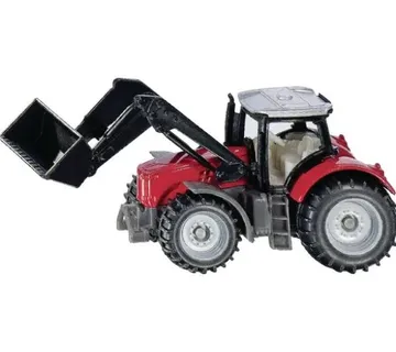 Siku traktor Massey Ferguson sa prednjim utovarivačem - cover
