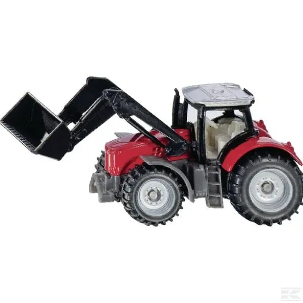 Siku traktor Massey Ferguson sa prednjim utovarivačem - cover