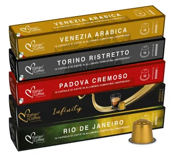 Nespresso Italian Coffee Variety Pack 5×10 - cover