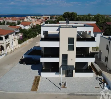 Novogradnja apartmani, južna strana otoka Vira. - Vir, Vir