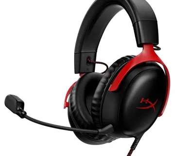 HP žičane slušalice HyperX Cloud III Black/Red Gaming, 727A9AA - cover