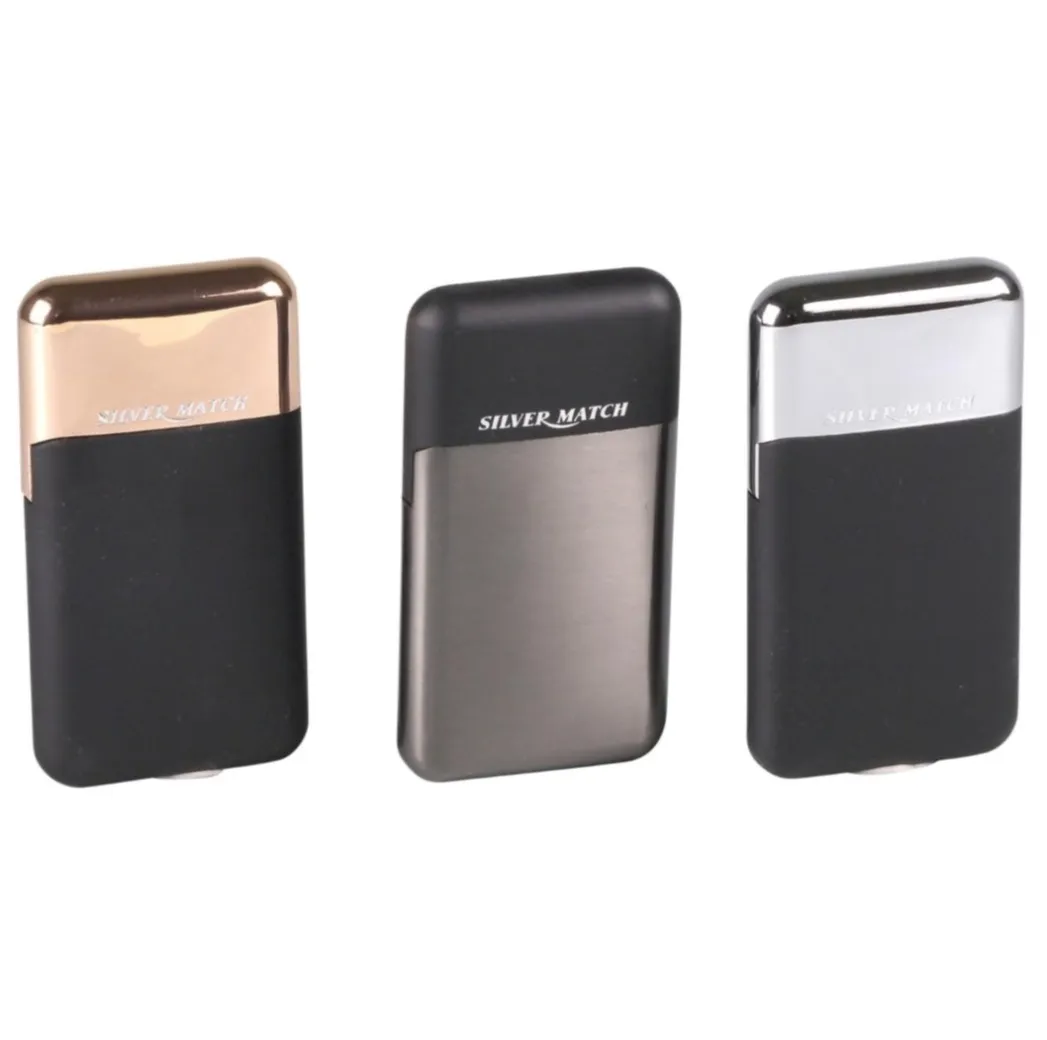 Silver Match Jet Flame upaljač s gravurom - cover