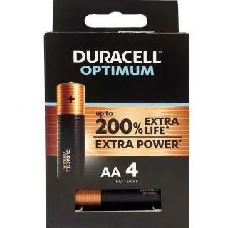 BATERIJA DURACELL OPTIMUM AA/LR6 4/1 - cover