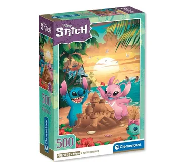 Lilo & Stitch puzzle – Beach Adventure, 500pcs - cover
