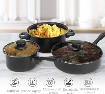 Pot and Pan - Trodijelni set posuđa - cover