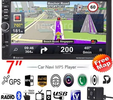 2din Radio GPS NAVIGACIJA PARKING KAMERA - cover