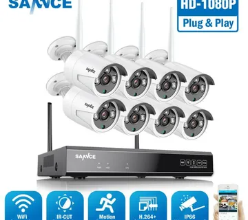 8 KAMERA bežični Wifi VIDEO SUSTAV Gledanje preko mobitela - cover