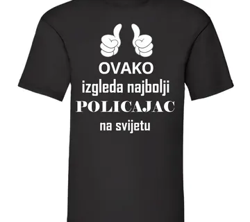 Majica za najboljeg policajca - cover