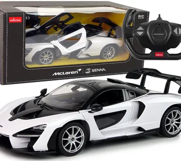 Auto na daljinsko upravljanje McLaren Senna Rastar 1:14 - bijeli - cover