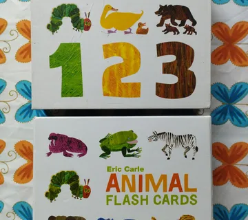Eric Carle - Animal & Number flash cards - cover