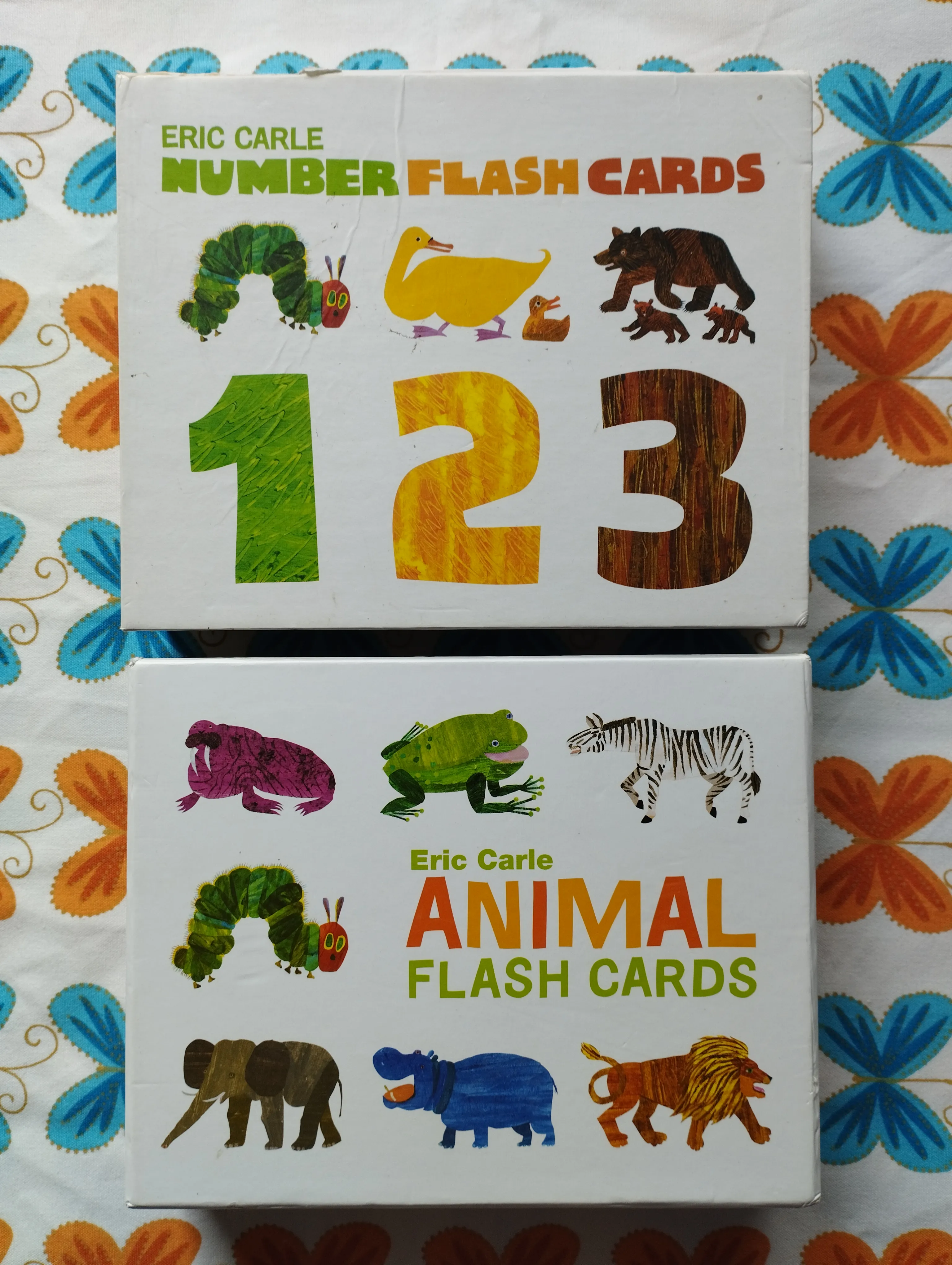 Eric Carle - Animal & Number flash cards - cover