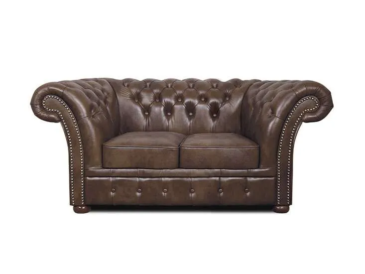 Chesterfield Dvosjed Winfield Basic Leather | 2-sjedišta - cover
