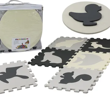Edukativna podloga za igru - puzzle s elementima raznih životinja - cover