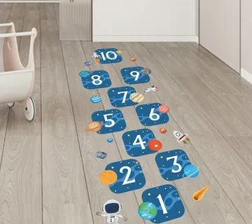 Podna naljepnica - Školica - Space Jump - cover