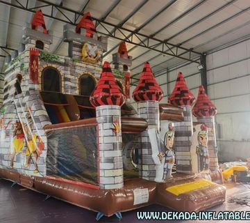 Tobogan na napuhavanje - Dvorac vitezova - 7m x 5m- napuhanac - cover