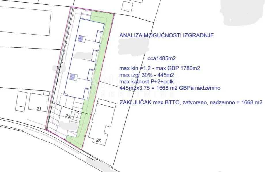 Zagreb, Podsused - građevinsko zemljište 1480 m2 s kućom - cover