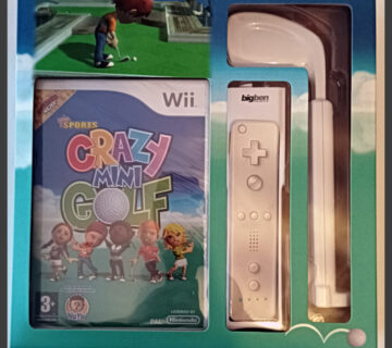 Nintendo Wii palica za golf i igrica - cover