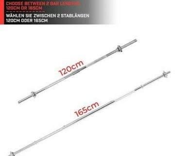 Šipka za benč i utege dvodjelna od 120 i 165 cm 5 / 5,6 kg - cover