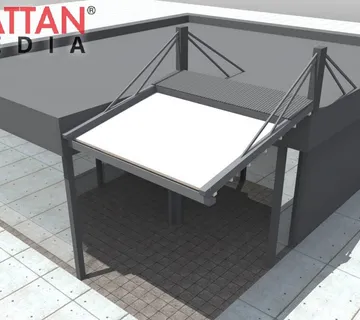 Jednovodna pergola tenda – Freedom - cover