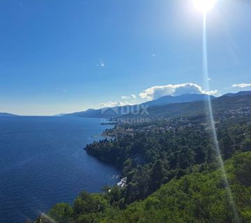 OPATIJA, IKA, OPRIĆ - Građevinsko zemljište 2212 m² s pogledom na more za stambenu zgradu, stanove, apartmane, obiteljsku kuću ili kuću za iznajmljivanje s bazenom - cover