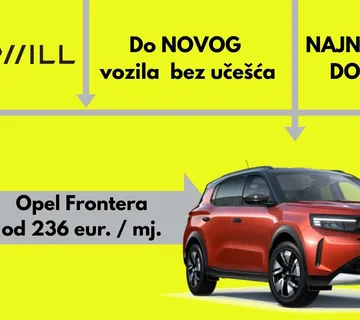 Nova Opel Frontera već od 236€/mj. bez učešća - cover