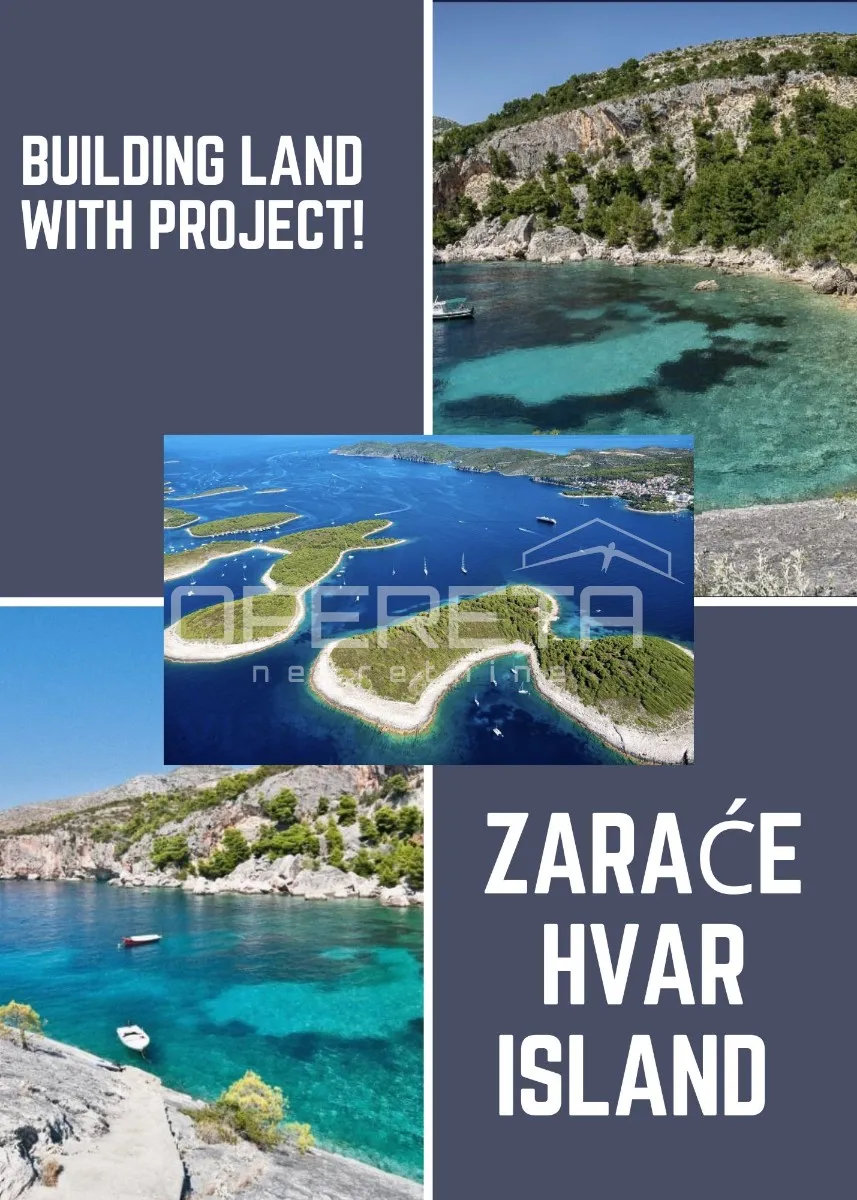 Investirajte u svoj raj na Hvaru – građevinsko zemljište s projektom za gradnju - cover