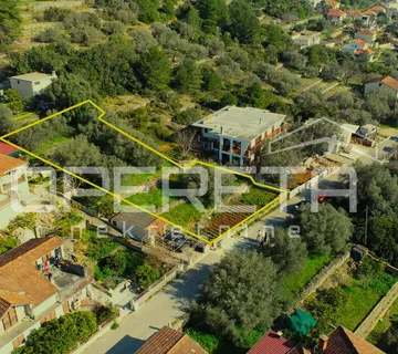 Građevinsko zemljište sa pogledom na more, 1199 m2, Vela Luka - cover