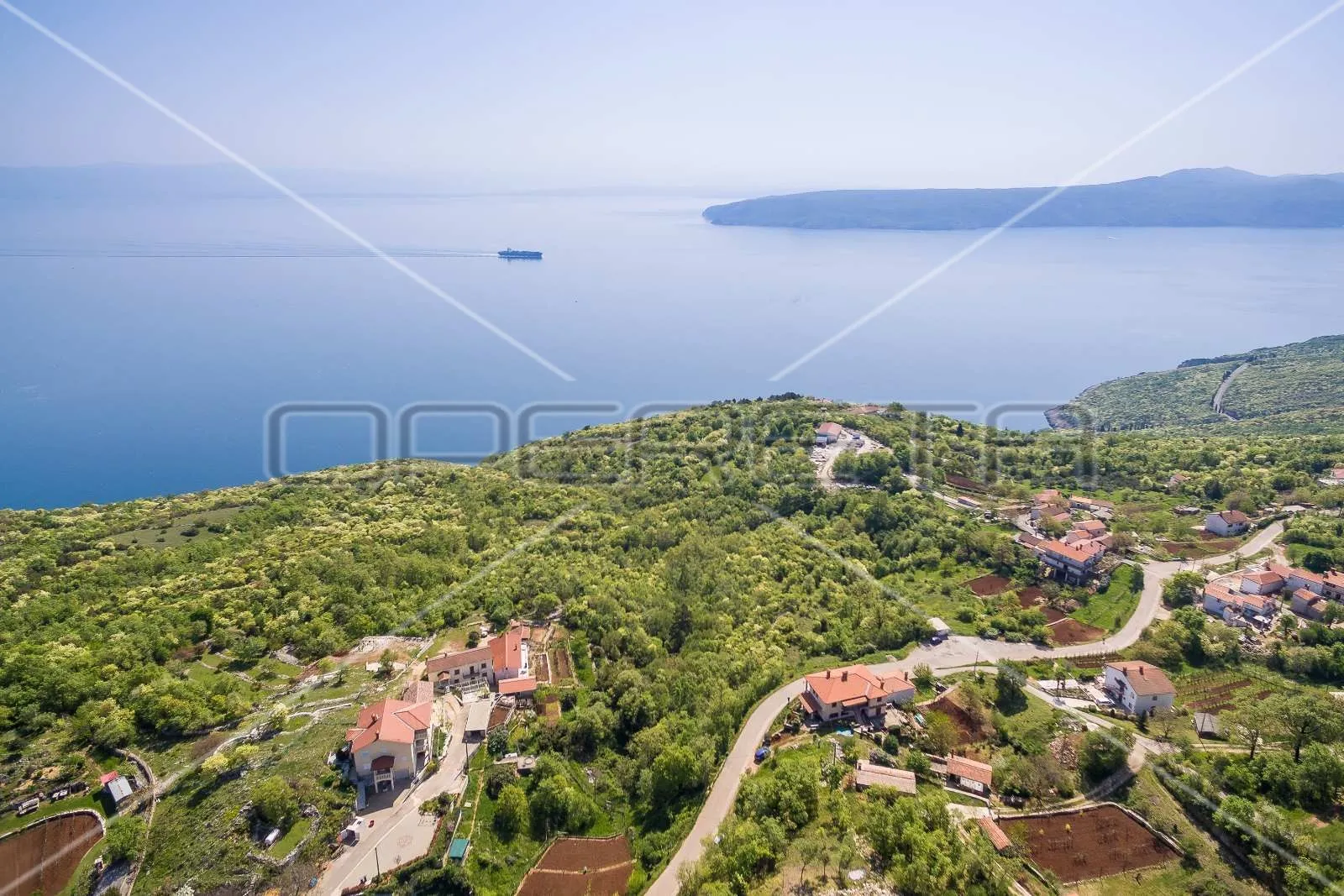 OPATIJA, BRSEČ - Građevinsko zemljište za izgradnju vila s bazenom, panoramski p - cover