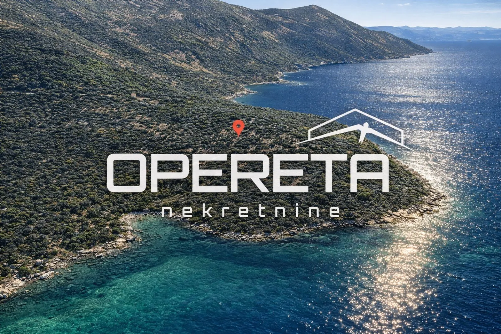 Dvije parcele 4.690 m2 uz more, s objektom, Baćina - cover
